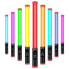 Jmary FM-128RGB OLED Ekran Göstergeli RGB Led Işıklı Su Geçirmez Aydınlatma Çubuğu