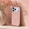 Koen iPhone 17 Pro Uyumlu MagSafe Kılıf – Kablosuz Şarj Destekli, Köşe Koruma Darbe Emici, Şeffaf Mat Premium Telefon Kılıfı, Bej Rengi
