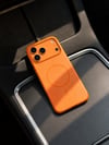 Koen iPhone 17 Pro Uyumlu MagSafe Kılıf – Kablosuz Şarj Destekli, Köşe Koruma Darbe Emici, Şeffaf Mat Premium Telefon Kılıfı, Orange