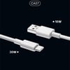 Lenyes CA57 Hızlı Şarj Özellikli Dual Type-C + USB-A Portlu Mini Araç Şarj Aleti 30W