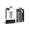 Lenyes CA60 Hızlı Şarj Özellikli Dual Type-C + USB-A Portlu Mini Araç Şarj Aleti PD 45W