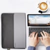 Lenyes LB503 Darbe Emici Su Geçirmez PU Cordura Kumaş 13-14 inç Laptop Çantası