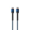 Lenyes LC515 Type-C to Type-C Hızlı Şarj Özellikli Örgülü Data ve Şarj Kablosu 60W 1M