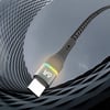 Lenyes LC520 USB-A to Type-C 6A Örgü Tasarımlı Hızlı Şarj Özellikli Data ve Şarj Kablosu 66W 1M