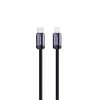 Lenyes LC537 Type-C to Lightning Hızlı Şarj Özellikli Örgülü Data ve Şarj Kablosu 27W 1M