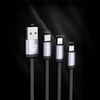 Lenyes LC537 USB-A to Type-C Örgü Tasarımlı Hızlı Şarj Özellikli Data ve Şarj Kablosu 10W 1M