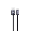 Lenyes LC537 USB-A to Type-C Örgü Tasarımlı Hızlı Şarj Özellikli Data ve Şarj Kablosu 10W 1M