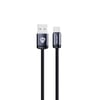 Lenyes LC537 USB-A to Type-C Örgü Tasarımlı Hızlı Şarj Özellikli Data ve Şarj Kablosu 10W 1M