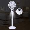 Lenyes LHF10 Dijital LED Göstergeli 5 Kademeli Uzaktan Kumandalı Uzayabilen Gövdeli 10 inç Fan