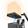 Lenyes PW327 Ambiyans Işıklı Alarm Özellikli Telefon&Akıllı Saat&Kulaklık 5in1 Kablosuz Şarj Standı 15W