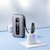 Lenyes PX1002D Dijital LED Göstergeli Teleskopik Type-C ve Lightning Kablolu Powerbank 35W 10.000mAh