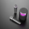 Lenyes S217 RGB Işıklı Karaoke Mikrofonlu Bluetooth Speaker Hoparlör v5.3