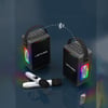 Lenyes S857 RGB Işıklı Çift Mikrofonlu Taşınabilir TWS Bluetooth Speaker Hoparlör v5.3