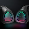 Lenyes S873 RGB Işıklı Taşınabilir Kumandalı&Mikrofonlu TWS Bluetooth Speaker Hoparlör v5.3