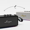 Lenyes S876 Supreme Serisi RGB Işıklı Taşınabilir Su Geçirmez TWS Bluetooth Hoparlör v5.3 45W