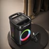 Lenyes S881 Su Geçirmez Mikrofonlu Çoklu Giriş RGB Işıklı TWS Karaoke FM Bluetooth Hoparlör v5.3 120W