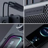 Lenyes Titan 1 Serisi RGB Işıklı Çift Mikrofonlu Bluetooth Speaker Hoparlör v5.3 5000mAh