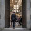 MIRAJ – Deri Kılıflı Taşınabilir Lüks Seccade - Siyah Deri
