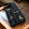 Apple iPhone 13 Pro Gold Figürlü Kumaş Kaplamalı Telefon Kılıfı