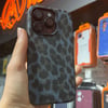 Apple iPhone 14 Pro Max Leopar Desenli Silikon Kılıf