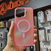 Apple iPhone 15 Glaze Magsafe Stand Olabilir Hologramlı Sert Silikon Kapak