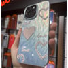 Apple iPhone 15 Pro Max Hologram Taşlı Silikon Kılıf