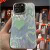 Apple iPhone 15 Pro Max Hologram Taşlı Silikon Kılıf