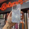 Apple iPhone 16 Pro Parlak Taş Desenli Love Kapak