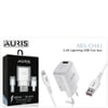 Auris 18W - 3.4A Lightning Kablolu Hızlı Şarj Seti