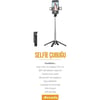 Azeada PD-P06 104cm Uzaktan Kumandalı 4 Ayak Tripod Katlanabilir Selfie Çubuğu