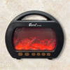 Fepe FP-535 Şömine Efektli Retro Ahşap Görünümlü USB TF Girişli AM/FM/SW1-2 Nostaljik Radyolu Bluetooth Hoparlör