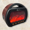 Fepe FP-535 Şömine Efektli Retro Ahşap Görünümlü USB TF Girişli AM/FM/SW1-2 Nostaljik Radyolu Bluetooth Hoparlör