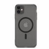 iPhone 11 Mobicaps Mat Şeffaf Hoparlör Izgaralı Sert Kapak