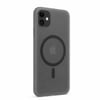iPhone 11 Mobicaps Mat Şeffaf Hoparlör Izgaralı Sert Kapak