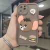 iPhone 11 Pro Kabartma Figürlü Neşeli Silikon Kılıf