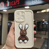 iPhone 14 Pro Max Kabartma Figürlü Neşeli Silikon Kılıf