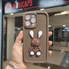 iPhone 14 Pro Max Kabartma Figürlü Neşeli Silikon Kılıf