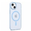iPhone 15 Mobicaps Mat Şeffaf Hoparlör Izgaralı Sert Kapak