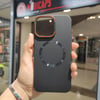 iPhone 15 Pro iCemag Titanium Sert Slim Kapak