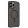 iPhone 15 Pro Max Mobicaps Mat Şeffaf Hoparlör Izgaralı Sert Kapak