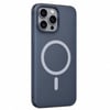 iPhone 15 Pro Max Mobicaps Mat Şeffaf Hoparlör Izgaralı Sert Kapak
