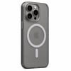 iPhone 15 Pro Mobicaps Mat Şeffaf Hoparlör Izgaralı Sert Kapak