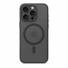 iPhone 15 Pro Mobicaps Mat Şeffaf Hoparlör Izgaralı Sert Kapak