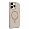 iPhone 16 Pro Max Mobicaps Mat Şeffaf Hoparlör Izgaralı Sert Kapak