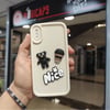 iPhone X-XS Kabartma Figürlü Neşeli Silikon Kılıf