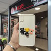 iPhone XS Max Kabartma Figürlü Neşeli Silikon Kılıf