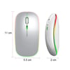 Mobicaps AL2767 1600 DPI Şarj Edilebilir 2.4 GHz RGB Işık Çift Modlu Bluetooth Mouse
