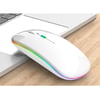 Mobicaps AL2767 1600 DPI Şarj Edilebilir 2.4 GHz RGB Işık Çift Modlu Bluetooth Mouse