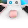 Mobicaps AL2767 1600 DPI Şarj Edilebilir 2.4 GHz RGB Işık Çift Modlu Bluetooth Mouse