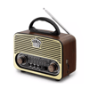 NNS NS-8092BT SW / AM / FM / Bluetooth Şarjlı Nostaljik Görünümlü Radyo